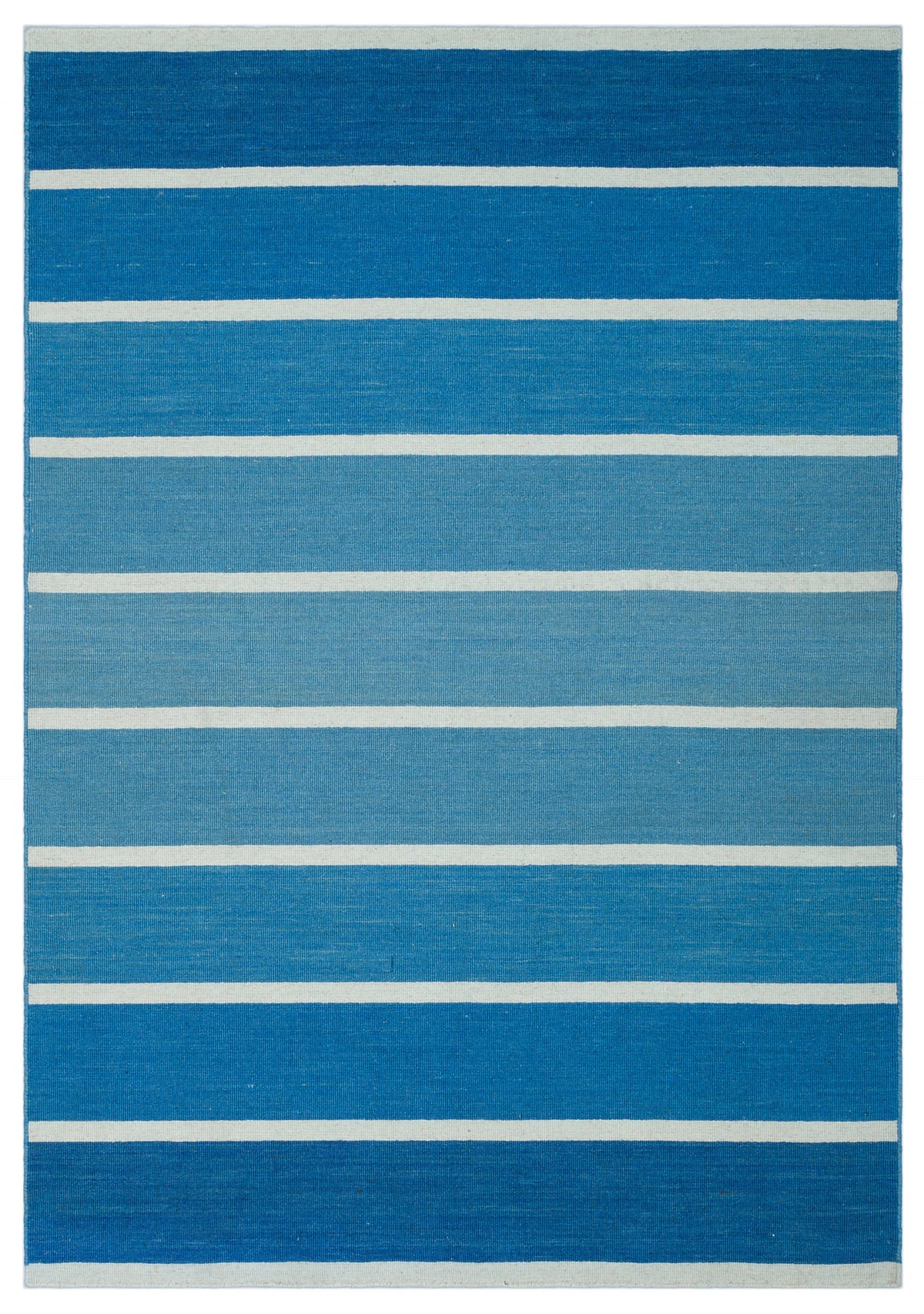 Striped Over Dyed Kilim Rug 4&#39;0&#39;&#39; x 5&#39;10&#39;&#39; ft 123 x 178 cm
