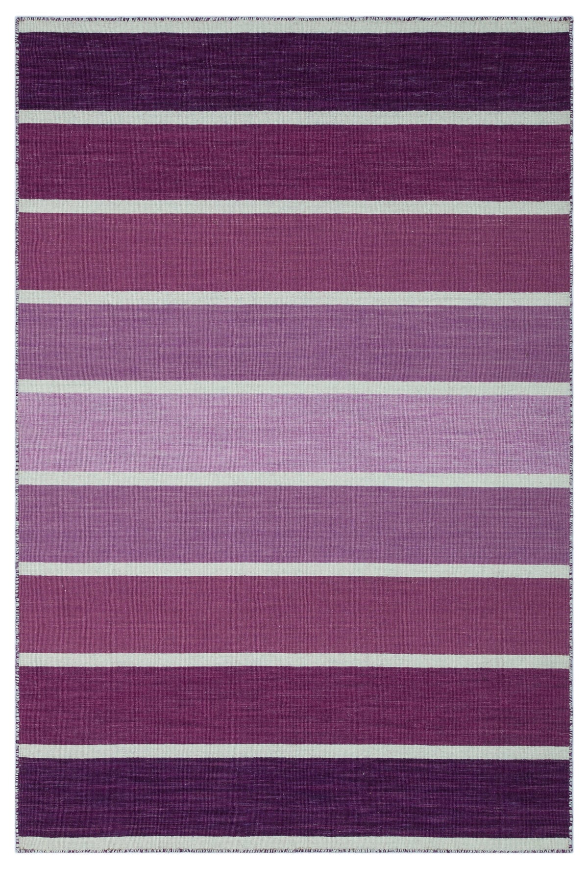 Striped Over Dyed Kilim Rug 4&#39;0&#39;&#39; x 6&#39;0&#39;&#39; ft 122 x 183 cm