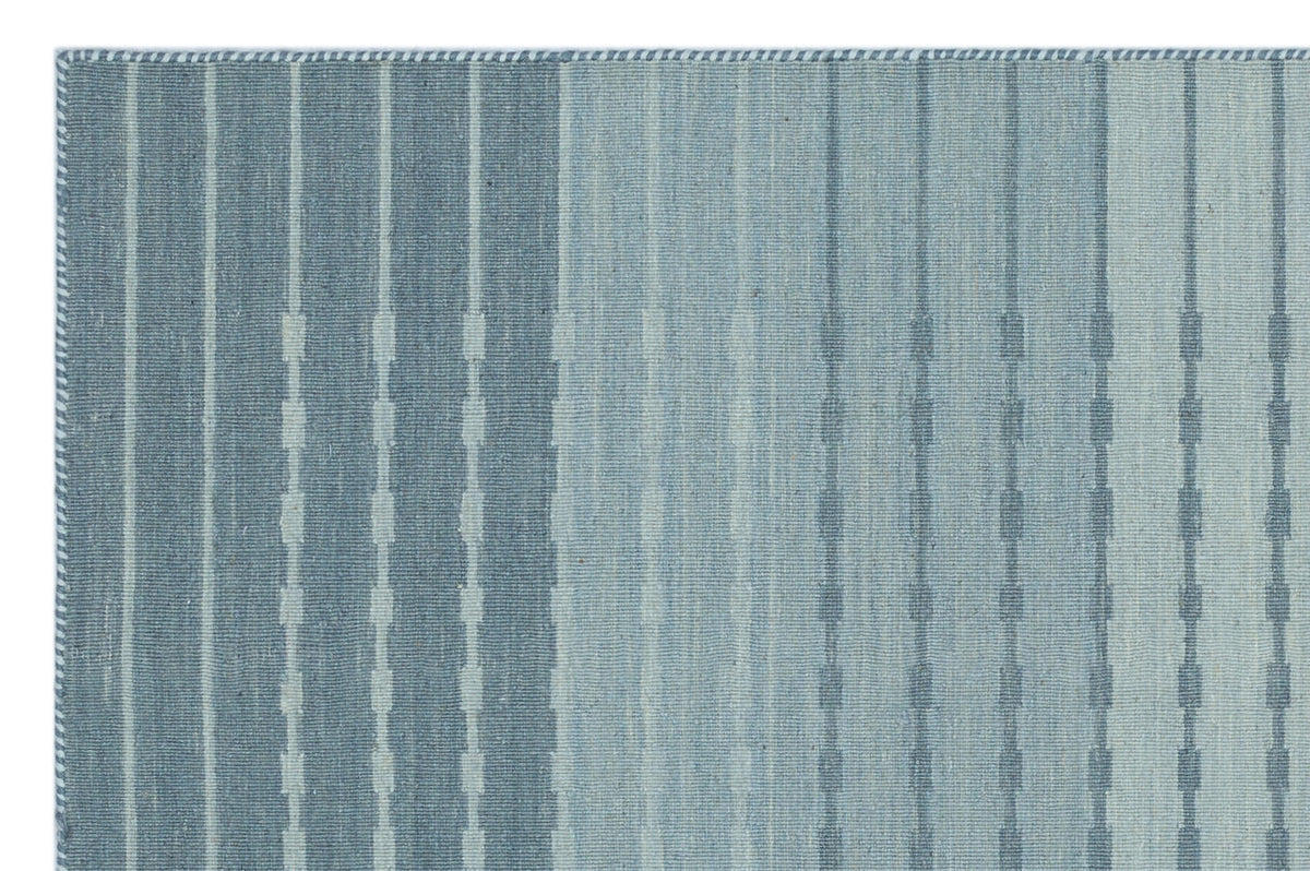 Striped Over Dyed Kilim Rug 4&#39;0&#39;&#39; x 6&#39;2&#39;&#39; ft 123 x 188 cm