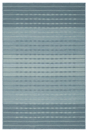 Striped Over Dyed Kilim Rug 4'0'' x 6'2'' ft 123 x 188 cm