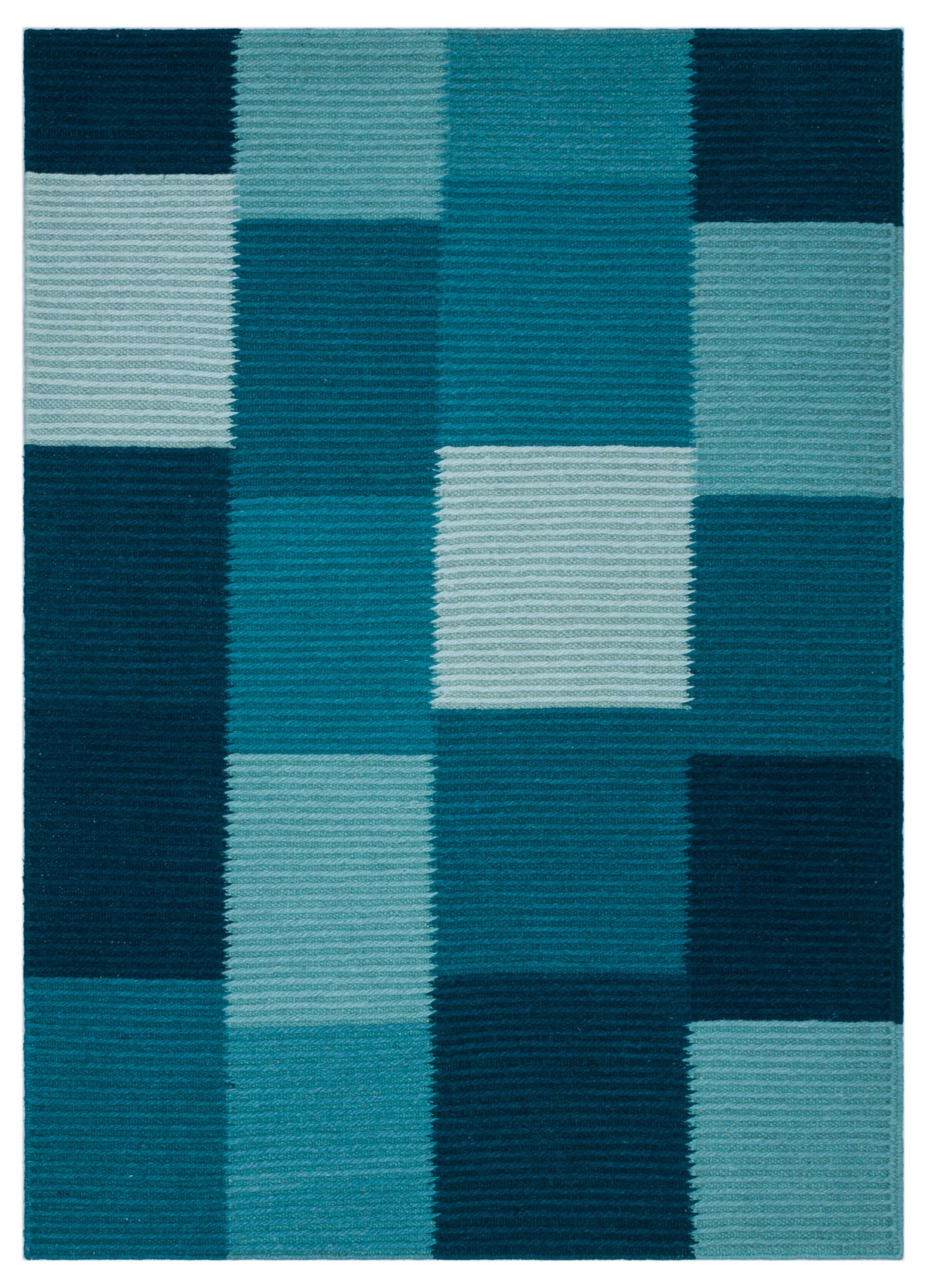 Striped Over Dyed Kilim Rug 4&#39;6&#39;&#39; x 6&#39;3&#39;&#39; ft 136 x 190 cm