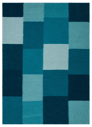 Striped Over Dyed Kilim Rug 4'6'' x 6'3'' ft 136 x 190 cm