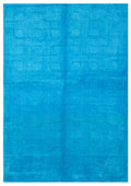 Striped Over Dyed Kilim Rug 5'3'' x 7'5'' ft 160 x 225 cm