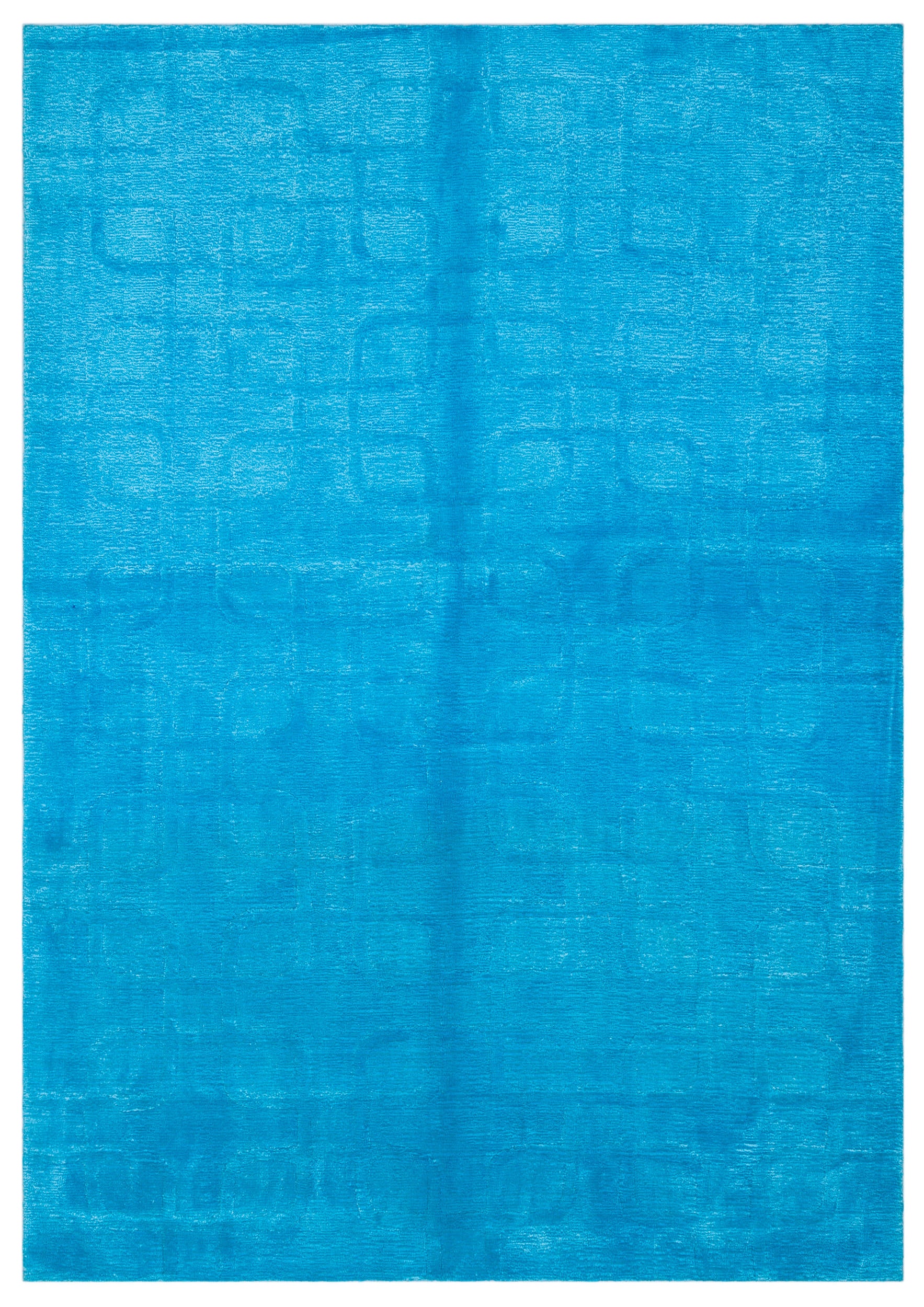 Striped Over Dyed Kilim Rug 5'3'' x 7'5'' ft 160 x 225 cm