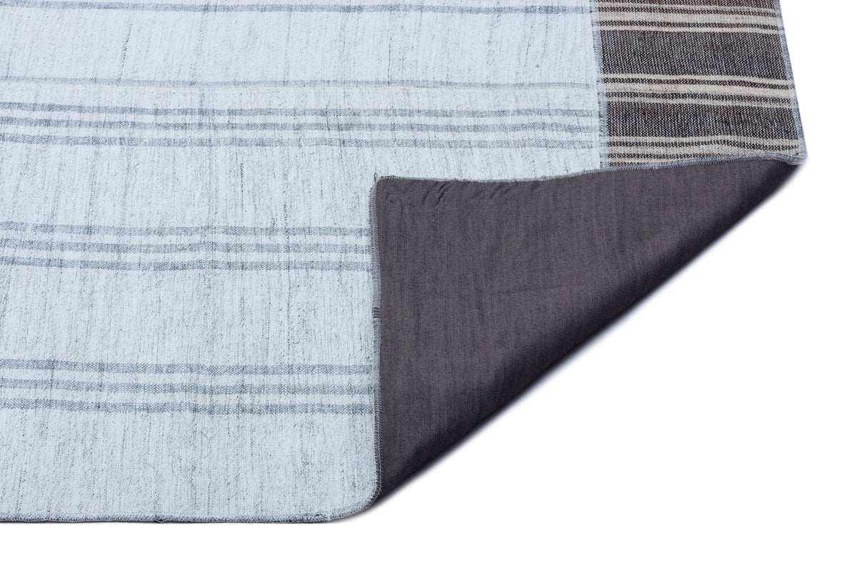 Mixed Over Dyed Kilim Patchwork Unique Rug 5&#39;4&#39;&#39; x 7&#39;7&#39;&#39; ft 163 x 230 cm