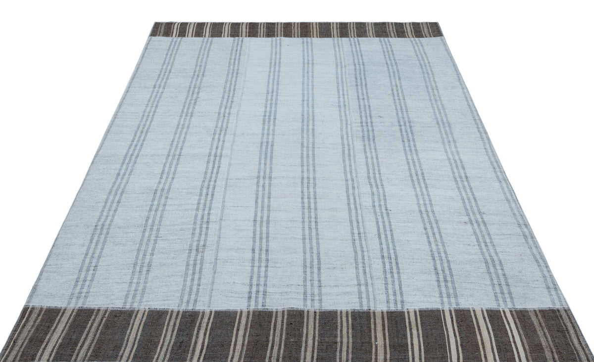 Mixed Over Dyed Kilim Patchwork Unique Rug 5&#39;4&#39;&#39; x 7&#39;7&#39;&#39; ft 163 x 230 cm