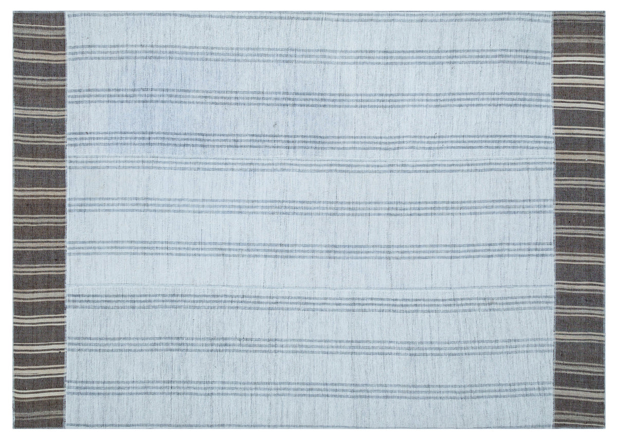 Mixed Over Dyed Kilim Patchwork Unique Rug 5&#39;4&#39;&#39; x 7&#39;7&#39;&#39; ft 163 x 230 cm