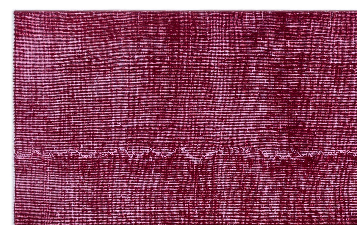 Fuchsia Over Dyed Vintage Rug 3&#39;11&#39;&#39; x 6&#39;4&#39;&#39; ft 119 x 194 cm