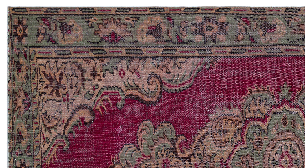 Naturel Over Dyed Vintage Rug 5&#39;2&#39;&#39; x 9&#39;9&#39;&#39; ft 158 x 297 cm