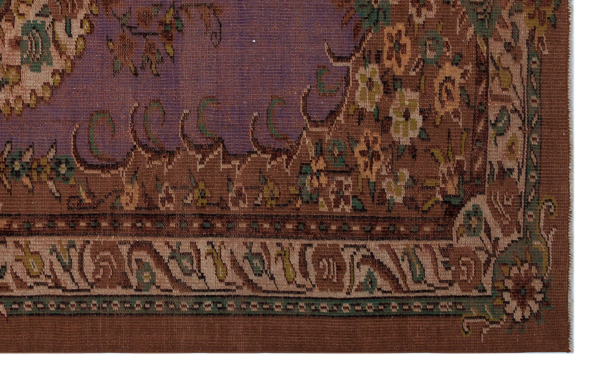 Naturel Over Dyed Vintage Rug 5&#39;5&#39;&#39; x 8&#39;10&#39;&#39; ft 165 x 268 cm