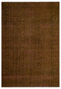 Brown Over Dyed Vintage Rug 6'0'' x 8'11'' ft 184 x 272 cm