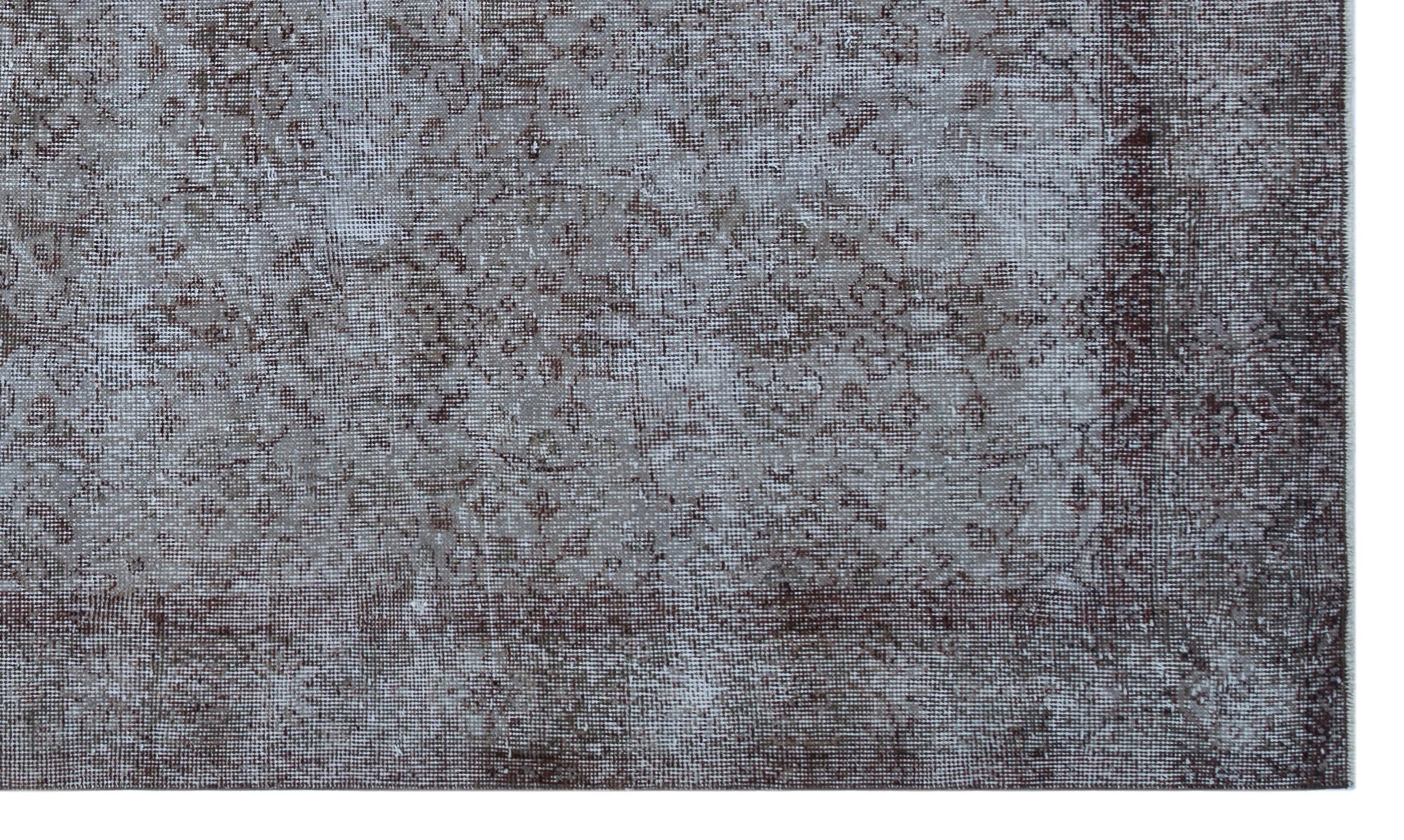 Gray Over Dyed Vintage Rug 5'3'' x 9'2'' ft 161 x 279 cm