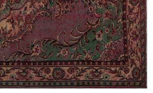 Naturel Over Dyed Vintage Rug 5'6'' x 8'11'' ft 168 x 273 cm