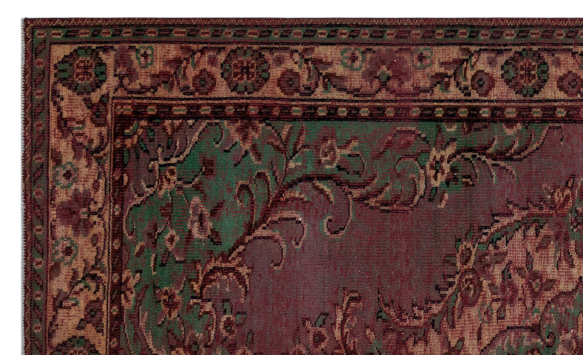 Naturel Over Dyed Vintage Rug 5&#39;6&#39;&#39; x 8&#39;11&#39;&#39; ft 168 x 273 cm