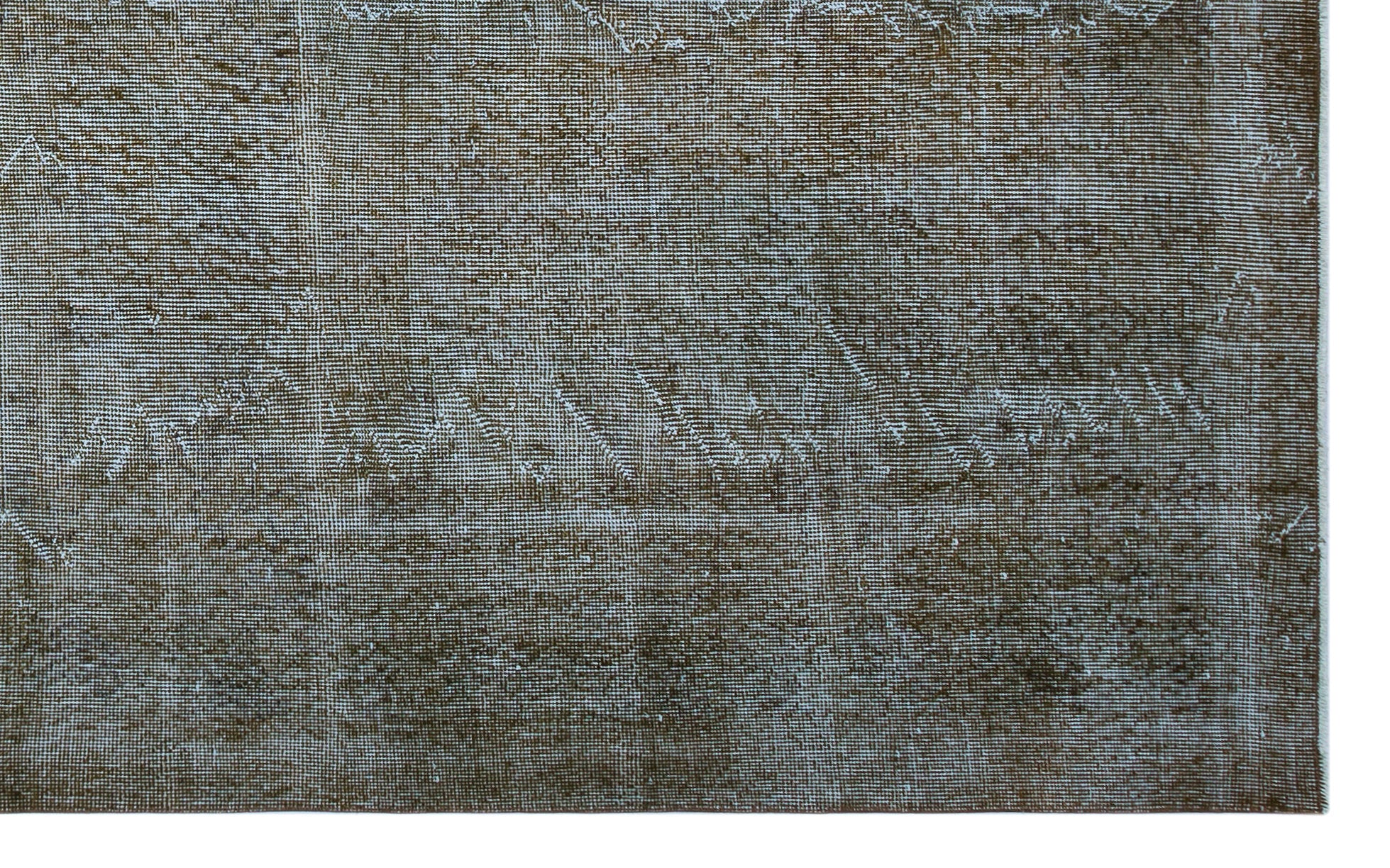 Gray Over Dyed Vintage Rug 5'7'' x 9'0'' ft 169 x 275 cm