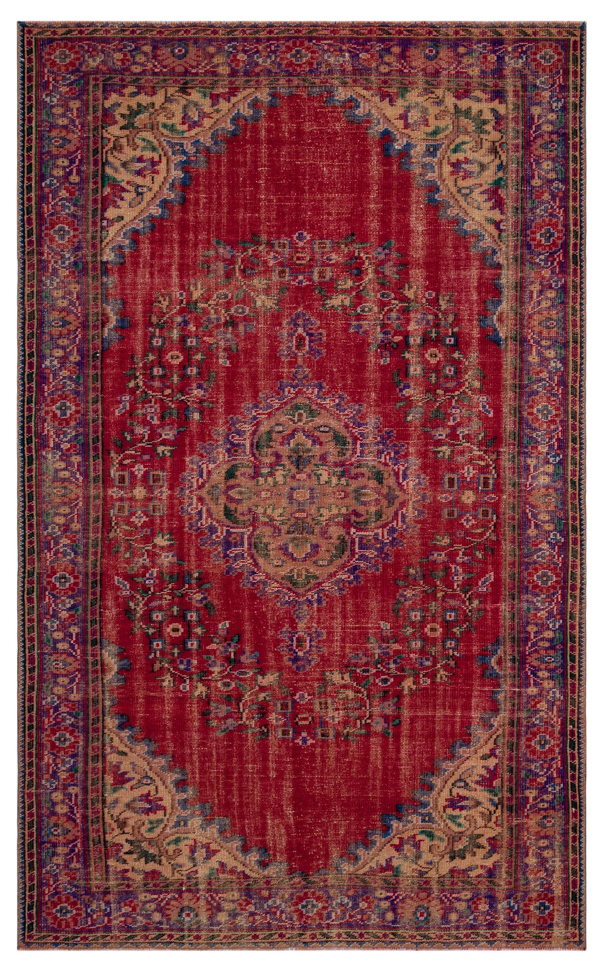Naturel Over Dyed Vintage Rug 6&#39;0&#39;&#39; x 9&#39;8&#39;&#39; ft 184 x 294 cm