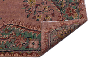 Naturel Over Dyed Vintage Rug 6'1'' x 9'11'' ft 185 x 303 cm