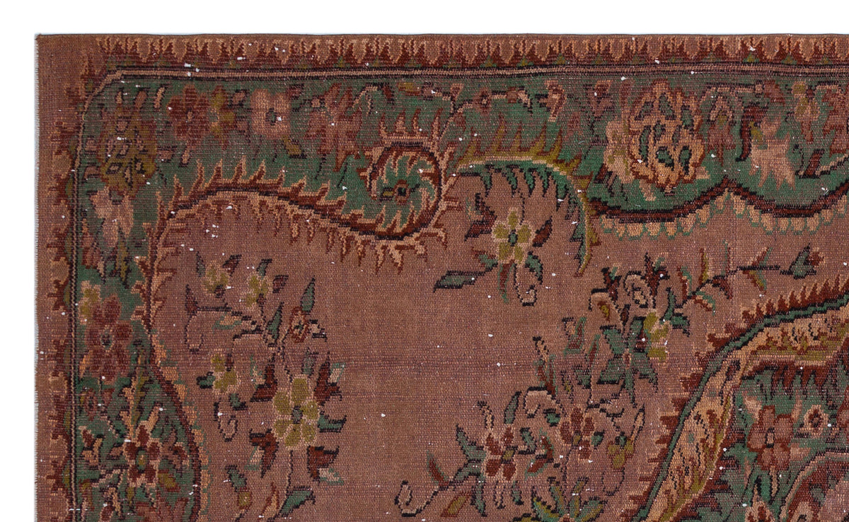 Naturel Over Dyed Vintage Rug 6&#39;1&#39;&#39; x 9&#39;11&#39;&#39; ft 185 x 303 cm