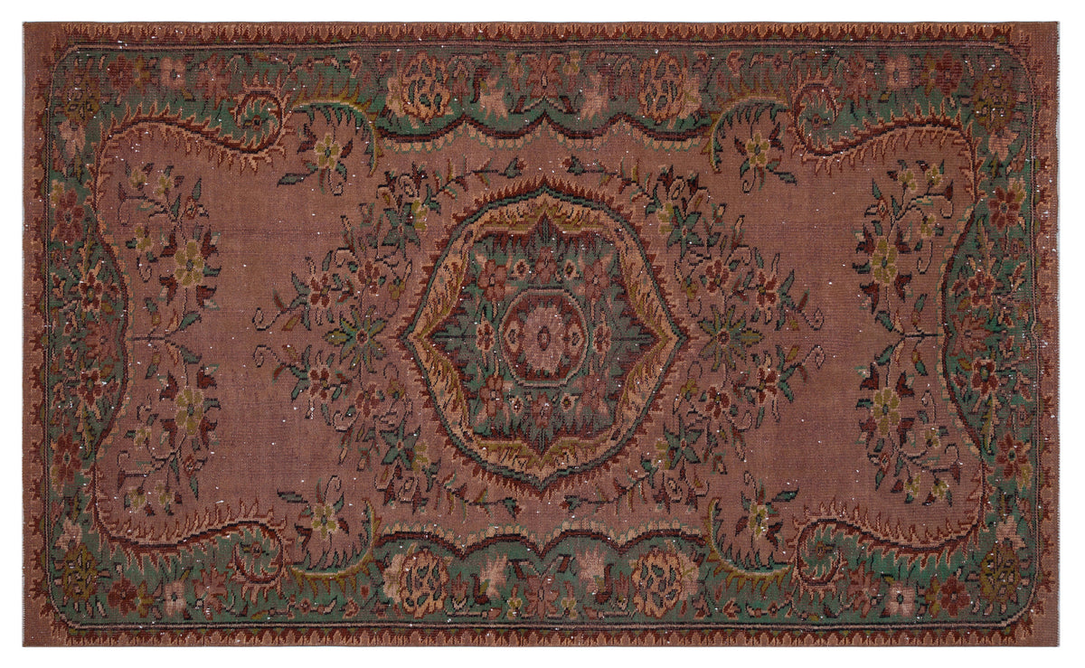 Naturel Over Dyed Vintage Rug 6&#39;1&#39;&#39; x 9&#39;11&#39;&#39; ft 185 x 303 cm