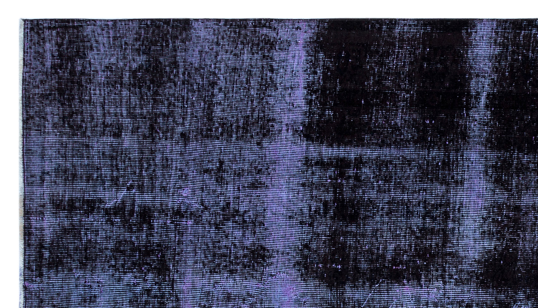 Blue Over Dyed Vintage Rug 4'6'' x 8'1'' ft 137 x 246 cm