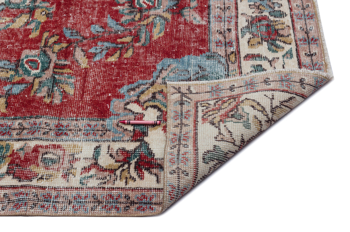 Naturel Over Dyed Vintage Rug 5&#39;10&#39;&#39; x 8&#39;11&#39;&#39; ft 179 x 272 cm