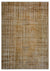 Brown Over Dyed Vintage Rug 6'2'' x 9'0'' ft 187 x 275 cm