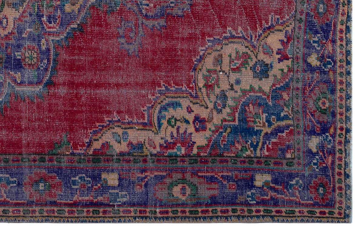 Naturel Over Dyed Vintage Rug 6&#39;1&#39;&#39; x 9&#39;5&#39;&#39; ft 186 x 286 cm