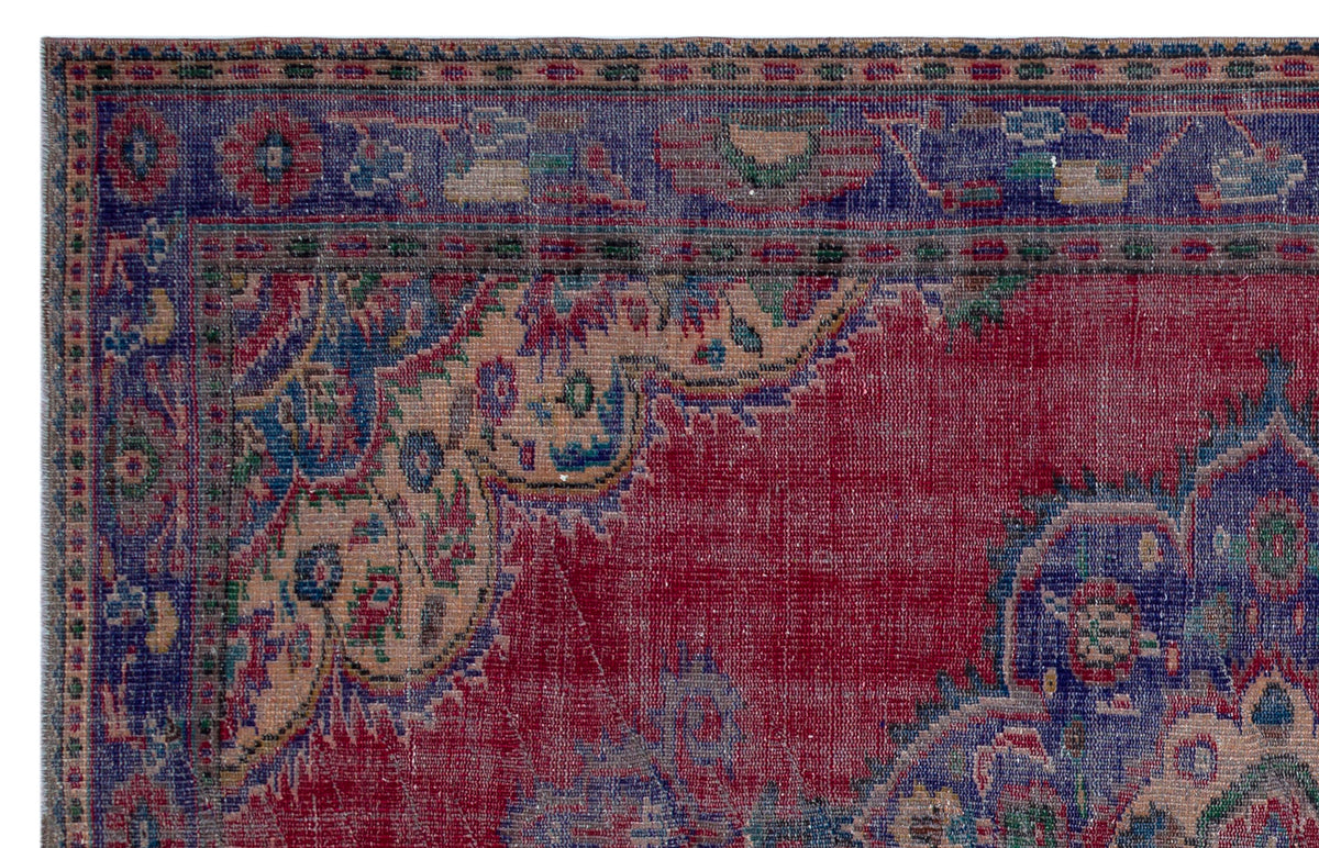 Naturel Over Dyed Vintage Rug 6&#39;1&#39;&#39; x 9&#39;5&#39;&#39; ft 186 x 286 cm