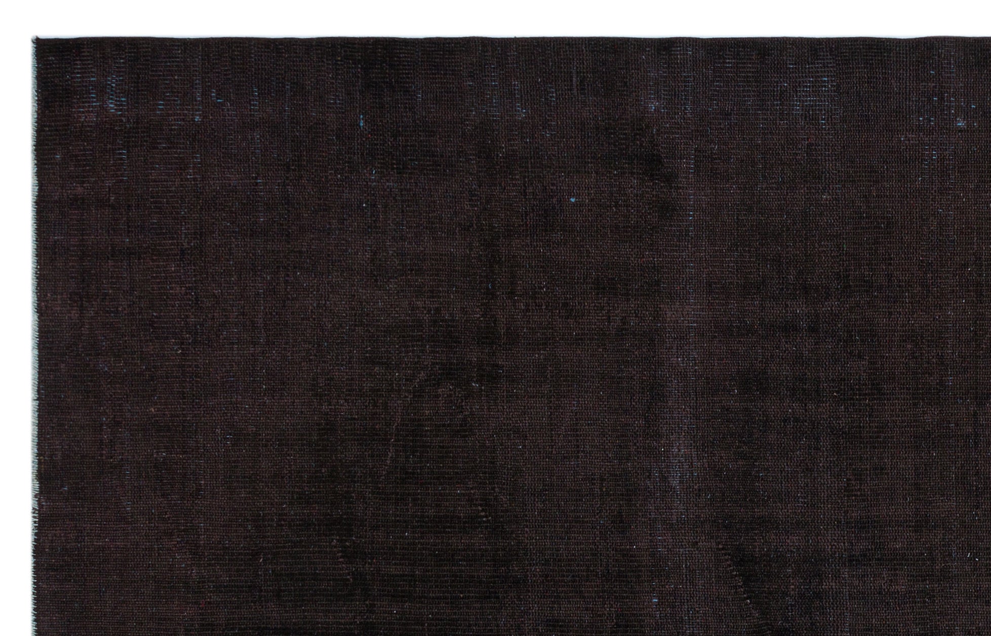 Black Over Dyed Vintage Rug 5'9'' x 9'0'' ft 176 x 275 cm