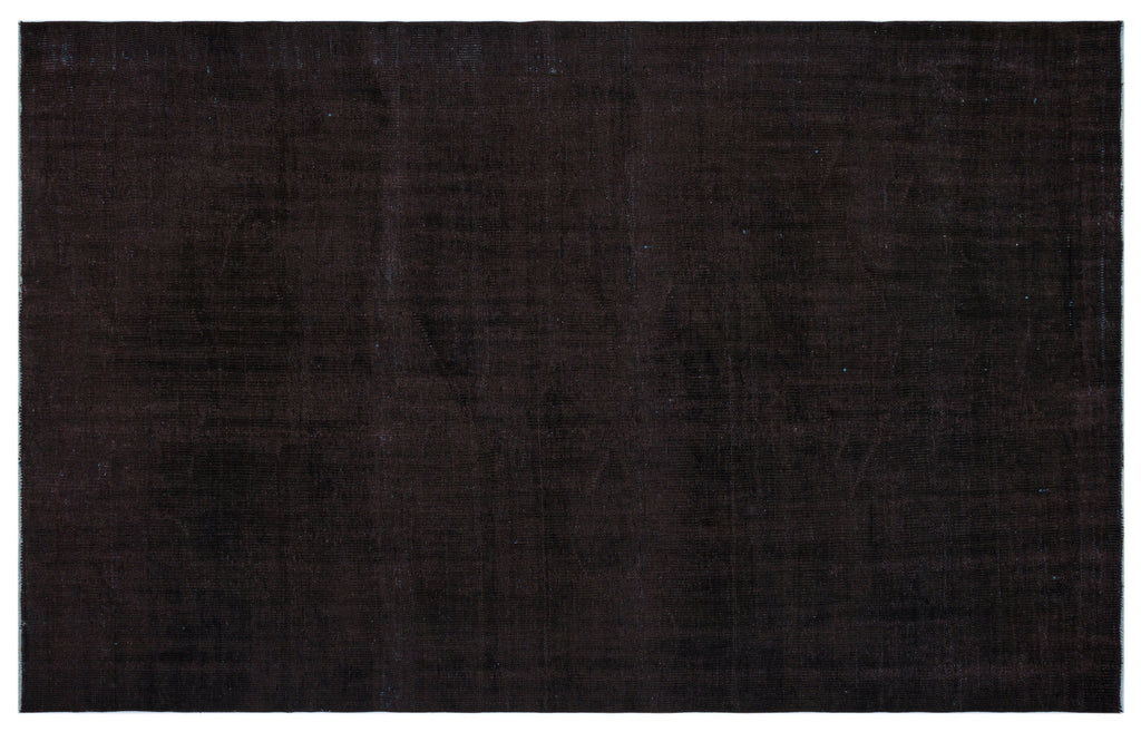 Black Over Dyed Vintage Rug 5'9'' x 9'0'' ft 176 x 275 cm