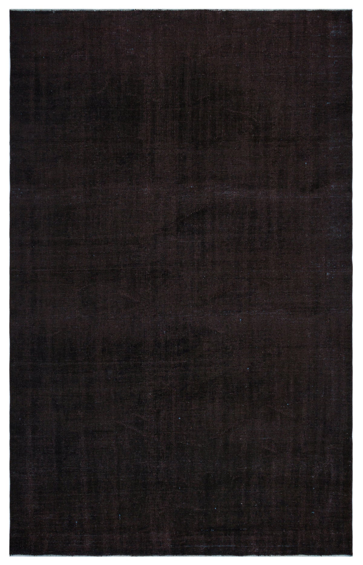 Black Over Dyed Vintage Rug 5&#39;9&#39;&#39; x 9&#39;0&#39;&#39; ft 176 x 275 cm