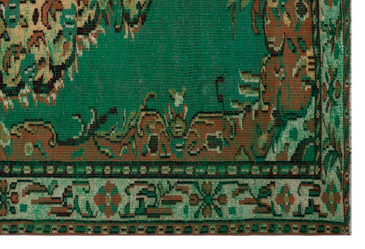 Naturel Over Dyed Vintage Rug 5&#39;7&#39;&#39; x 8&#39;3&#39;&#39; ft 171 x 252 cm