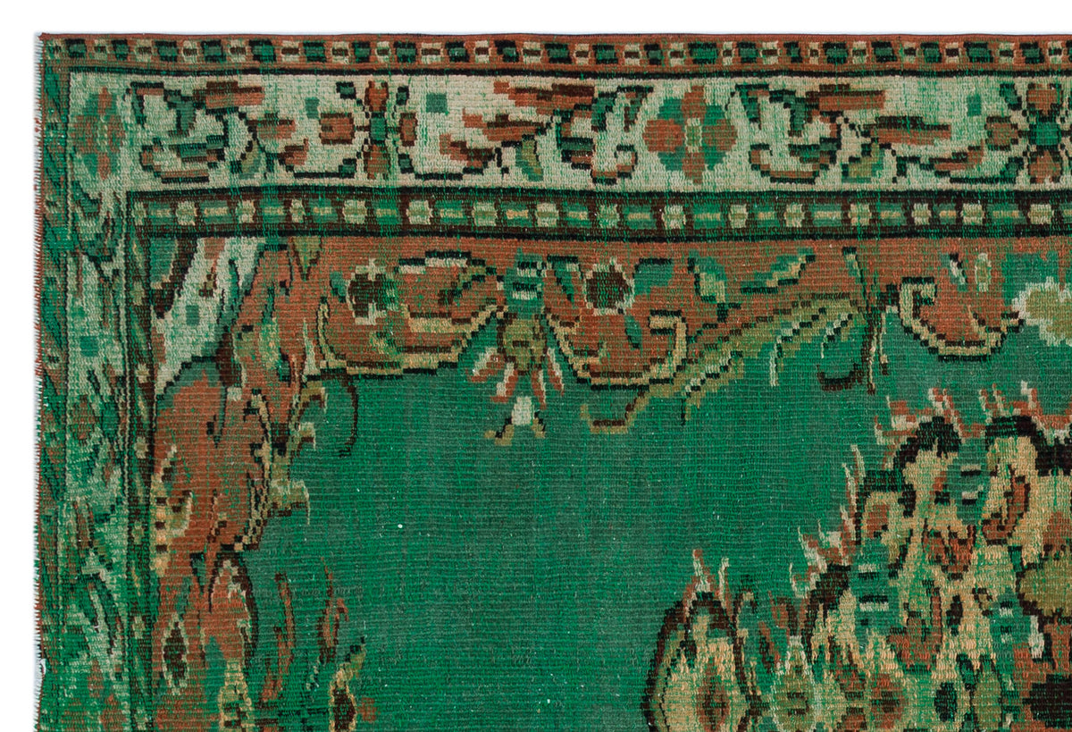 Naturel Over Dyed Vintage Rug 5&#39;7&#39;&#39; x 8&#39;3&#39;&#39; ft 171 x 252 cm