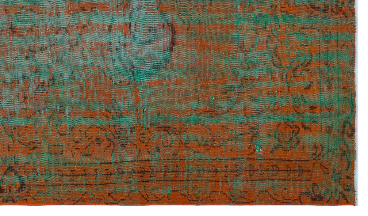 Retro Over Dyed Vintage Rug 6&#39;0&#39;&#39; x 10&#39;1&#39;&#39; ft 184 x 307 cm