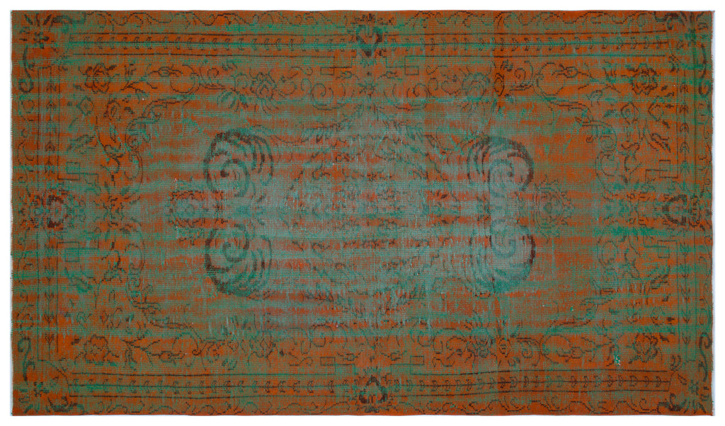 Retro Over Dyed Vintage Rug 6'0'' x 10'1'' ft 184 x 307 cm