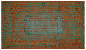 Retro Over Dyed Vintage Rug 6'0'' x 10'1'' ft 184 x 307 cm