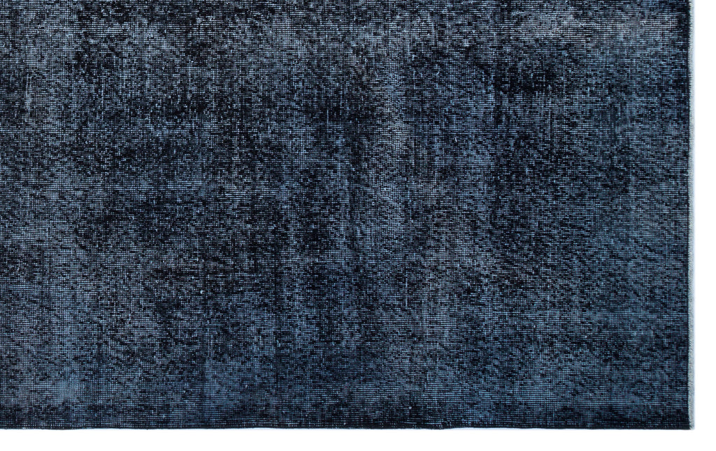 Black Over Dyed Vintage Rug 5'10'' x 9'5'' ft 179 x 287 cm