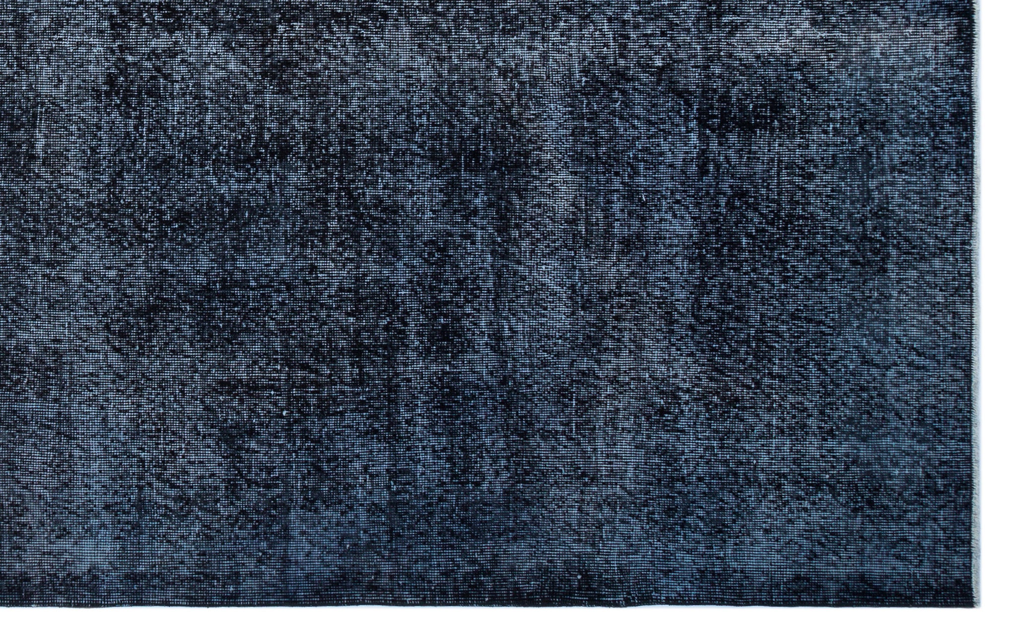 Black Over Dyed Vintage Rug 5'10'' x 9'5'' ft 179 x 287 cm