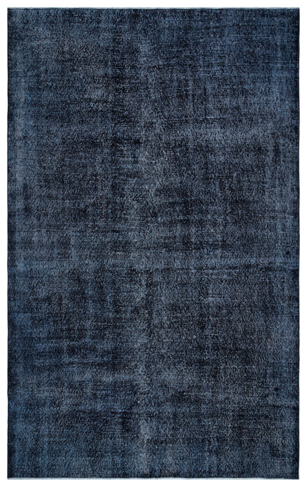 Black Over Dyed Vintage Rug 5'10'' x 9'5'' ft 179 x 287 cm