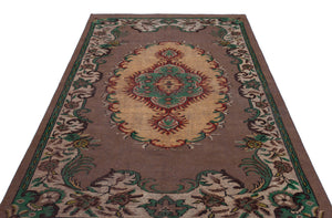 Naturel Over Dyed Vintage Rug 5'6'' x 9'0'' ft 167 x 275 cm