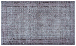 Gray Over Dyed Vintage Rug 5'10'' x 10'0'' ft 179 x 306 cm