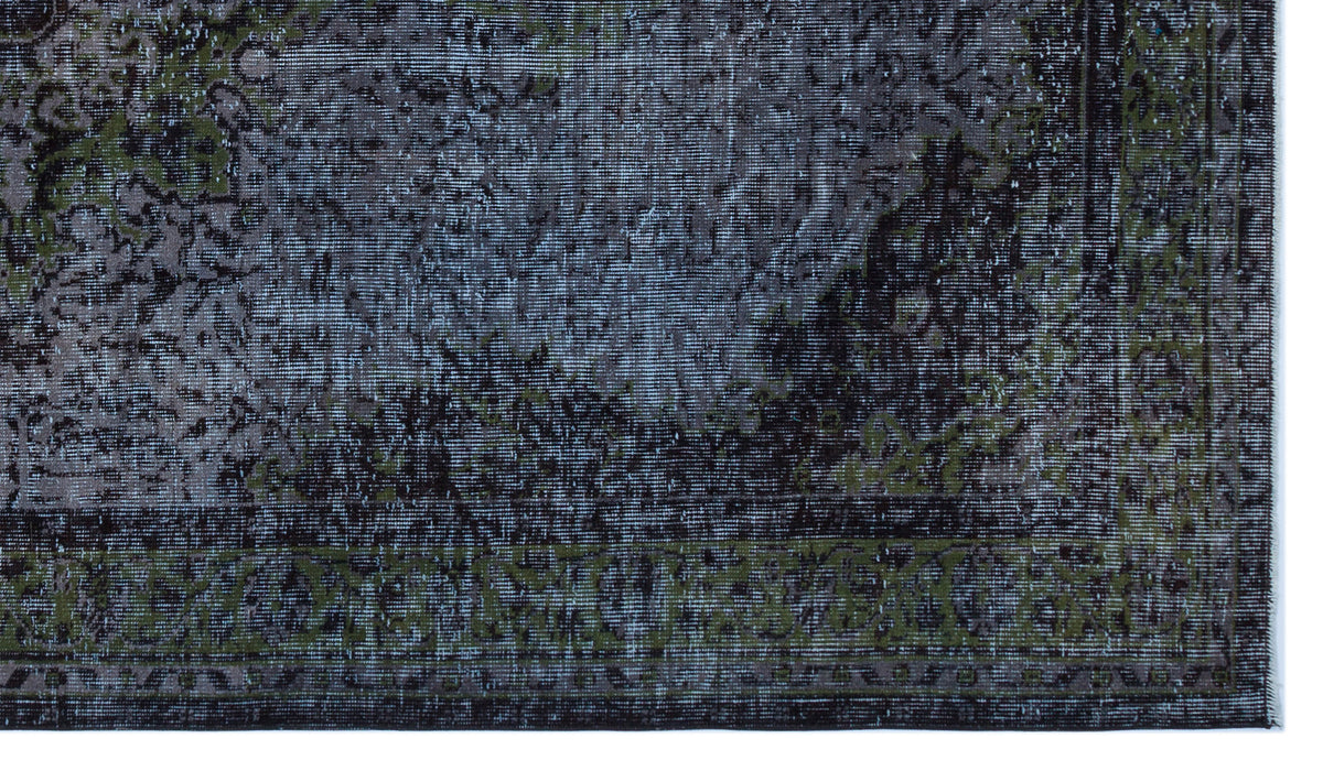Retro Over Dyed Vintage Rug 5&#39;5&#39;&#39; x 9&#39;4&#39;&#39; ft 165 x 284 cm