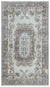 Beige Over Dyed Vintage Rug 3'8'' x 6'7'' ft 113 x 200 cm