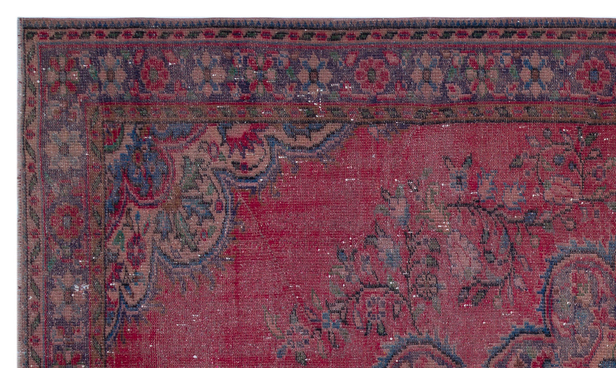 Naturel Over Dyed Vintage Rug 6&#39;2&#39;&#39; x 10&#39;1&#39;&#39; ft 187 x 308 cm