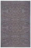 Gray Over Dyed Vintage Rug 5'7'' x 8'5'' ft 169 x 256 cm