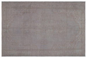 Gray Over Dyed Vintage Rug 5'7'' x 8'9'' ft 171 x 266 cm