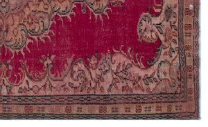Retro Over Dyed Vintage Rug 5'1'' x 8'7'' ft 154 x 262 cm