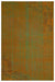 Retro Over Dyed Vintage Rug 5'9'' x 8'8'' ft 175 x 263 cm