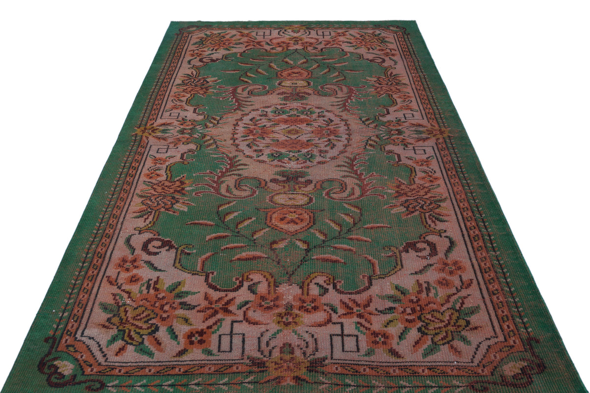 Naturel Over Dyed Vintage Rug 5&#39;7&#39;&#39; x 8&#39;8&#39;&#39; ft 170 x 264 cm