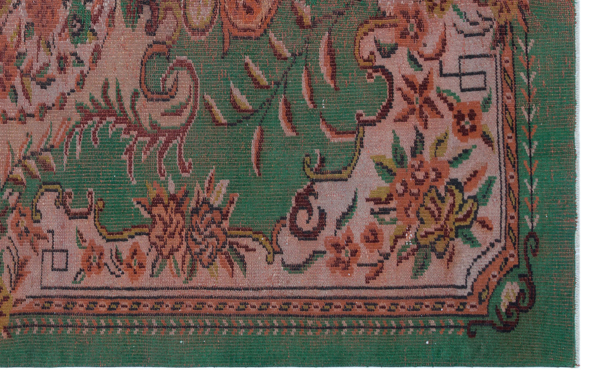 Naturel Over Dyed Vintage Rug 5&#39;7&#39;&#39; x 8&#39;8&#39;&#39; ft 170 x 264 cm